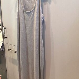 W BY WORTH TANK DRESS  GRAY  XL